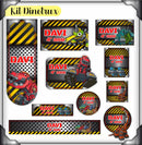 kit etiqueta escolar DINOTRUX