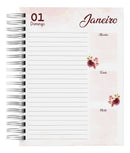 Arquivo Encadernação Agenda Planner Lettering Candy