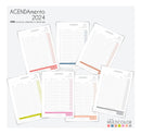 Arquivo Miolo Agenda Coloridas Capas A5 2024 Em Pdf