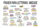 Arquivo Lettering Png  Amizade Amiga Dia Do Amigo