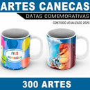 Estampas Canecas Datas Comemorativas Sublimação