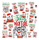 Kit Arquivos Flork Natal Frases + Artes Caneca Sublimação