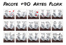 +90 Artes Folrk Para Canecas - Total +350 Arquivos