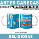 Estampas Canecas Religiosas Mockups Religião Corel Png