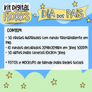 Kit Digital Flork Dia Dos Pais Pacote Completo Arquivos Png