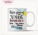 Planner Devocional Deem Graças Ao Senhor - Arquivo Digital