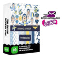 Kit Digital Ursinho Aviador Scrapbook scanncut fcm svg Png