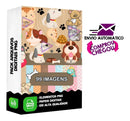 Kit Digital Animais Casa De Estimação Arquivo Png