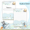 Encadernação Baby Panda No Espaço - Arquivo Digital