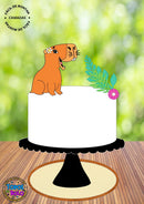 Arquivo De Corte Topo De Bolo Capivara Cute