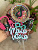Arquivo De Corte Topo De Bolo Tik Tok