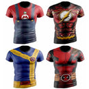 Artes Super Heróis Camisetas Sublimação Total Premium