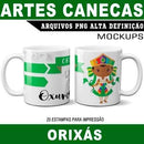 Artes Prontas Canecas Orixás Png Alta Definição Sublimação