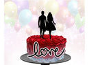 Arquivo De Corte Topo De Bolo Love Story  - Studio