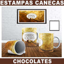 Artes Tema Chocolates Sublimação Canecas Páscoa