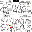 Kit Arquivo Digital Flork Bento Meme Em Png