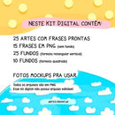 Estampas Frases Coloridas Motivacionais Sublimação Mockups