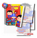Caderneta De Vacinação Heróis Menino - Arquivo Digital