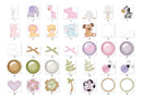 Kit Digital Safari Menina Cute