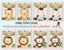 Arquivo Digital Capas De Caderneta Safari Varios