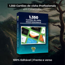 1.350 Cartões De Visita Profissionais - 100% Editável Corel