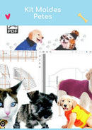 Kit 50 Moldes Pet Variados Em Pdf