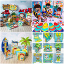 Pack de Arquivos de Corte Pool Party Menino 4 Kits - Studio e PDF