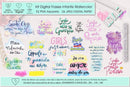 Arquivo Digital Frases Infantis Dia Das Crianças Aquarela