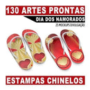 Estampas Chinelos Dia Dos Namorados