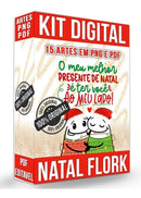 Kit Arquivos Flork Natal Frases + Artes Para Caneca Png