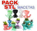 Pack Stl Archivos Macetas Impresion 3d