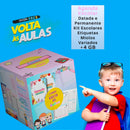 Kit Encadernação Agendas Escolares - Kit Volta Às Aulas 2023
