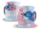 12 Arte Caneca Stitch E Angel Editável Pdf + Png