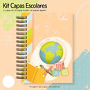 Combo Arquivo Digital Capas Escolares 2023