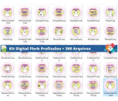 Kit Digital Flork Profissões