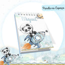 Encadernação Baby Panda No Espaço - Arquivo Digital