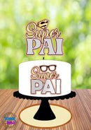 Arquivo De Corte Topo De Bolo Super Pai 01