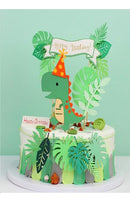 Arquivo De Corte Topo De Bolo Dino Happy Birthday