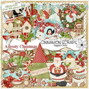 Natal Kit Digital Scrap Personalizado Digital Arquivo 87