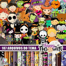 Kit Digital Halloween 187 Arquivos Do Tema + Fontes