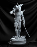 Deadpool Com Metralhadora - Arquivo Stl - Impressão 3d