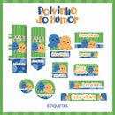 Encadernação Escolar Polvo Do Humor Menino - Arquivo Digital