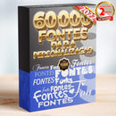 60.000 Arquivos De Fontes Para Personalizados De Luxo