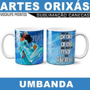 Pacote Artes Estampas Sublimação Canecas Umbanda Orixás