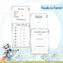 Encadernação Baby Panda No Espaço - Arquivo Digital