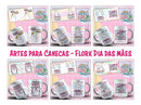61 Artes Para Canecas De Porcelana | Dia Das Mães Flork