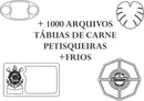 Vetor Tabuas De Carne Churrasco Corte Router Com Fresa Cnc