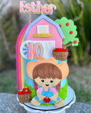 Topo De Bolo Fazendinha Rosa Baby - Arquivo Digital