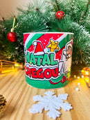 Pacote Artes Caneca Natal 19 Arquivos Png + Letrinha Frases