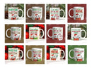Kit Arquivos  Sublimação Flork Natal Frases E Artes Caneca